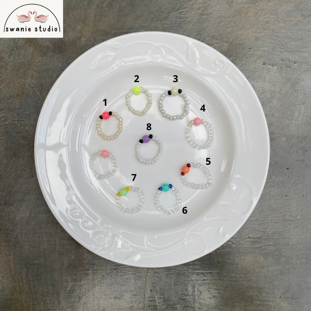 Lollipop ring| Cincin manik beads | Korean ring beads | Cincin aesthetic