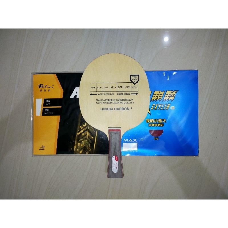 Set Ciamik Blade CUSTOM Butterfly Primorac Carbon+Reactor Ckylin PRO+Palio Ak47 Pingpong Tenis Meja