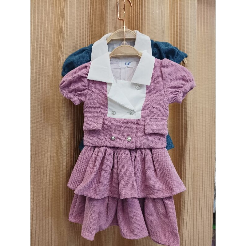 [CARLENE&REGENT] 3-8 Tahun Setelan Anak Perempuan (L58-93AB)