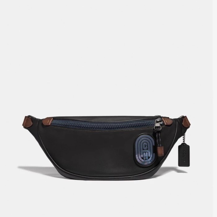 TAS COACH 69303 RIVINGTON Belt Bag Utility With Patch Aura Blue