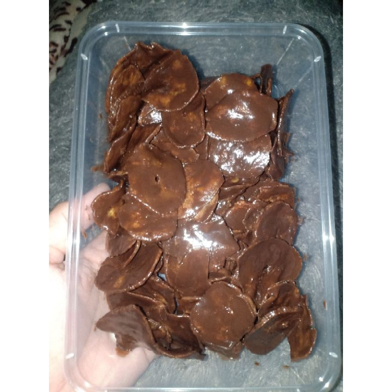 

Keripik pisang Lumer Coklat