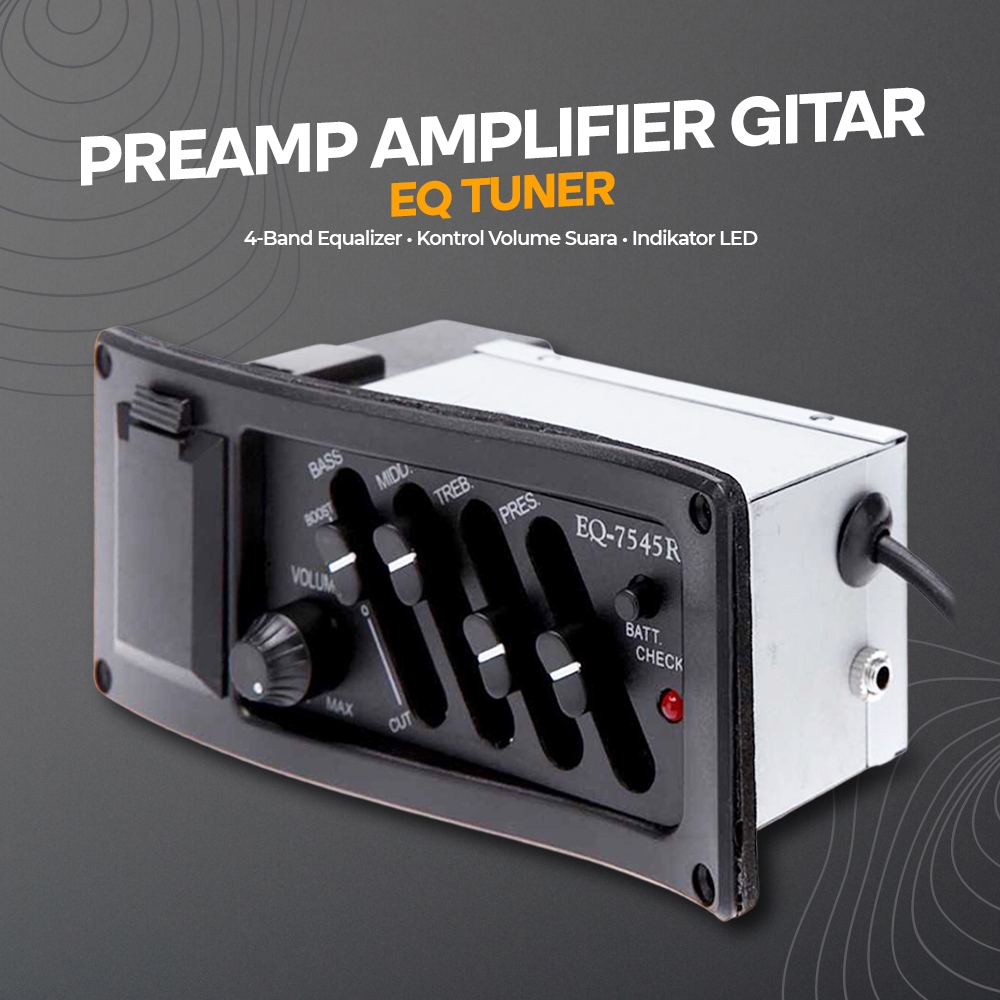 [ COD ] Preamp Amplifier Gitar EQ Tuner / AMPLI GITAR