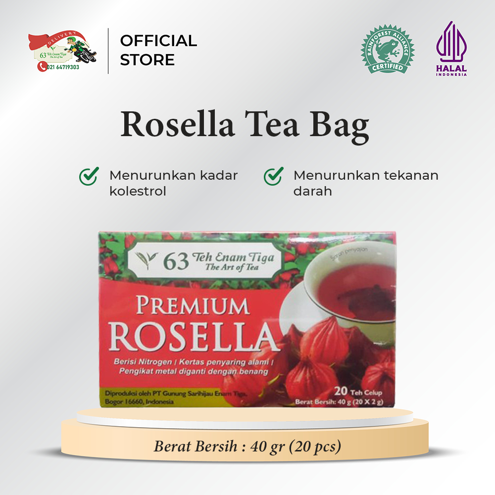 

Teh 63 Rosella Tea Bag