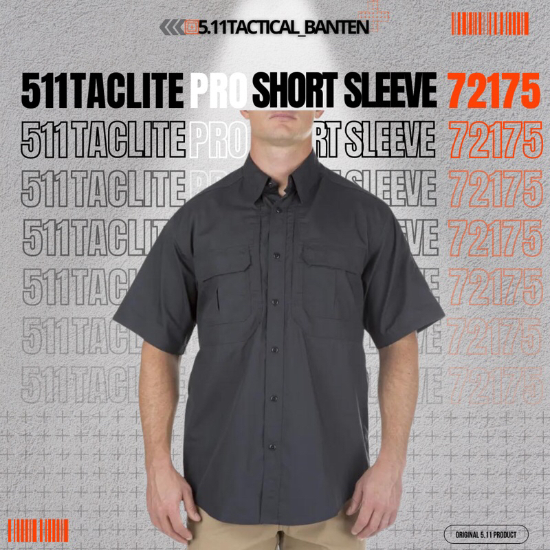 5.11 Taclite Pro short sleeve - Kemeja tactical Pria 5.11 Original