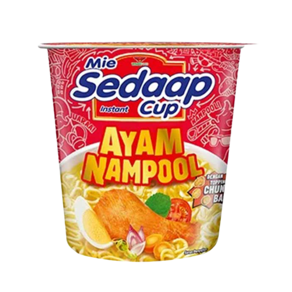 

Mie Sedaap Cup Mie Instant Rasa Ayam Nampol 75g