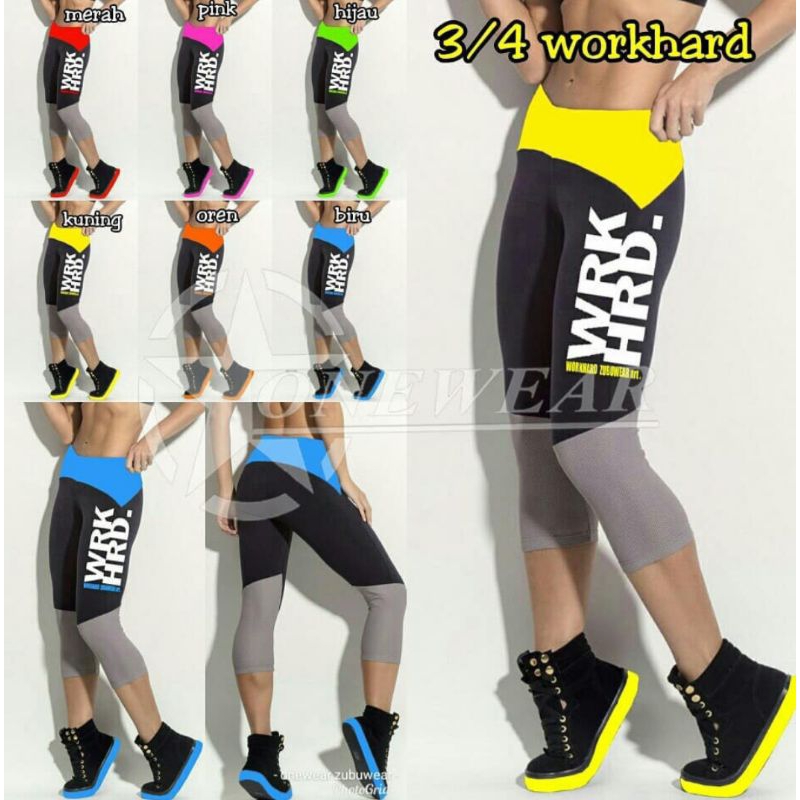 Celana Olahraga 7/8,celana senam 7/8/celana legging 7/8