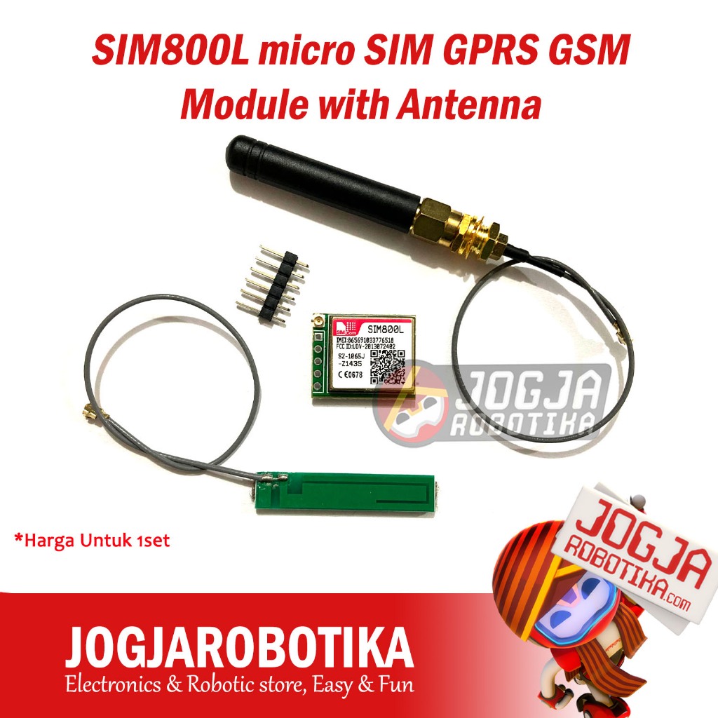 SIM800L micro SIM GPRS GSM Module Plus Antenna
