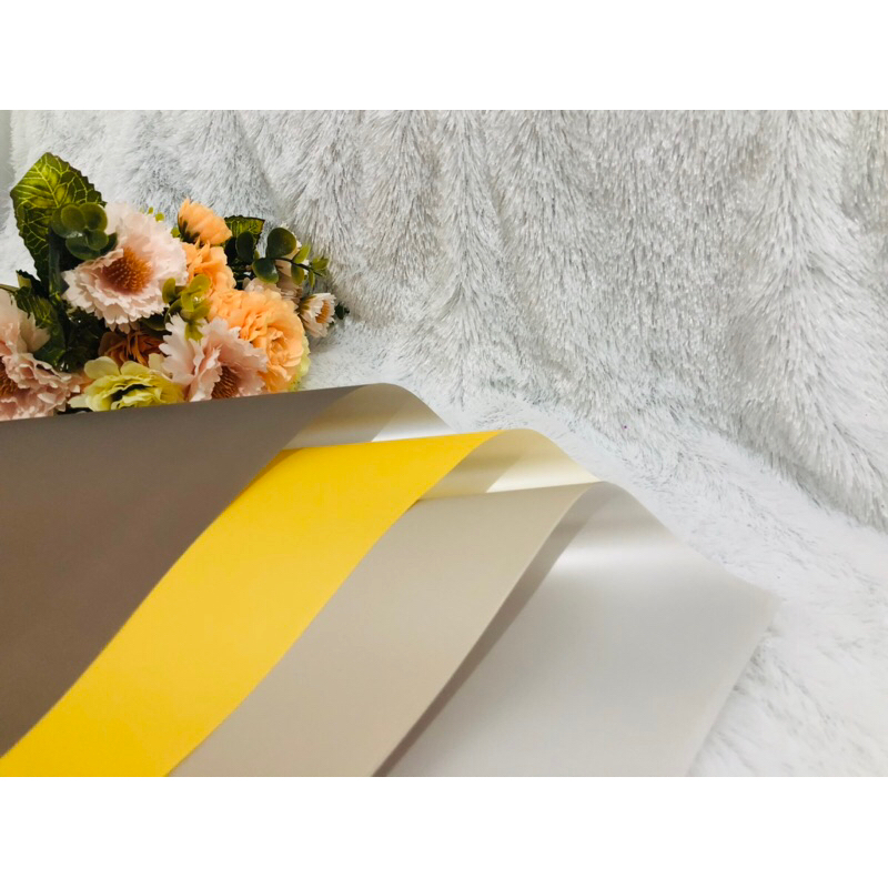 

[Bouquet Paper] Kertas Buket 2 Warna White Flower Wrapping