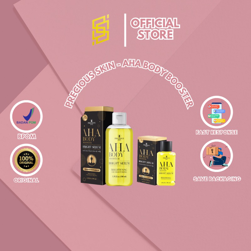 PRECIOUS SKIN - AHA MIMI BRIGHTENING & WHITENING BOOSTER BODY SERUM / SERUM