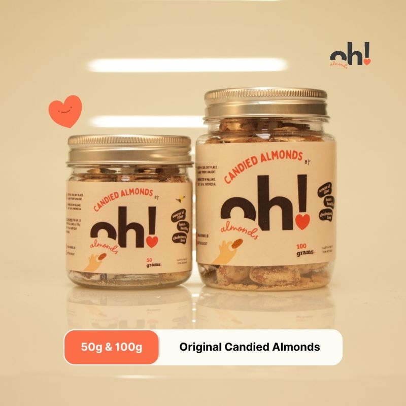

Oh! Almonds - Original Candied Almonds 50g & 100g
