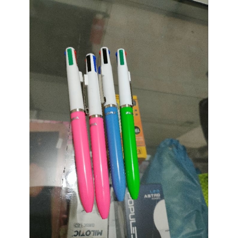 

pulpen bolpen ballpoint pen zebra 4 warna A4C