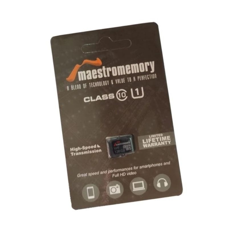 Micro SD 128GB Maestro Class 10 Memory Card MIcroSD 128GB