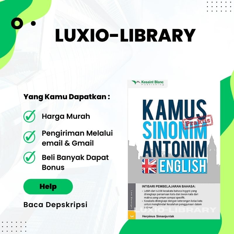 

Kamus Praktis Sinonim Antonim English