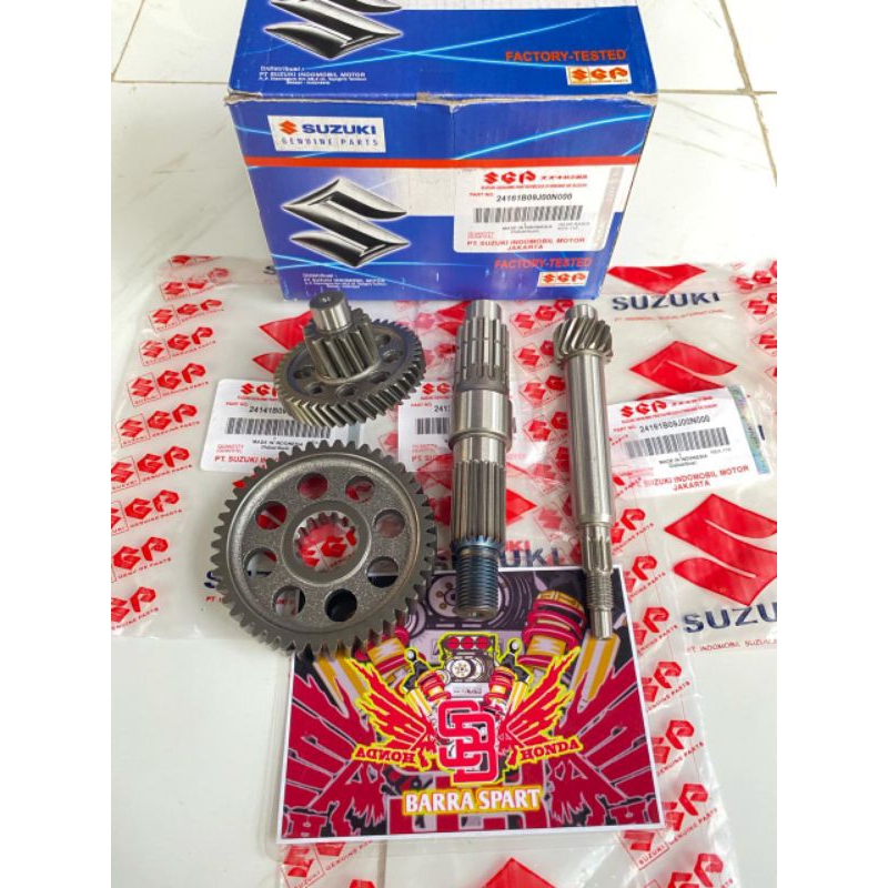 GIGI RASIO SET GARDAN SUZUKI NEX 110 KARBU NEX 110 FI INJEKSI LETS ADRES ORI