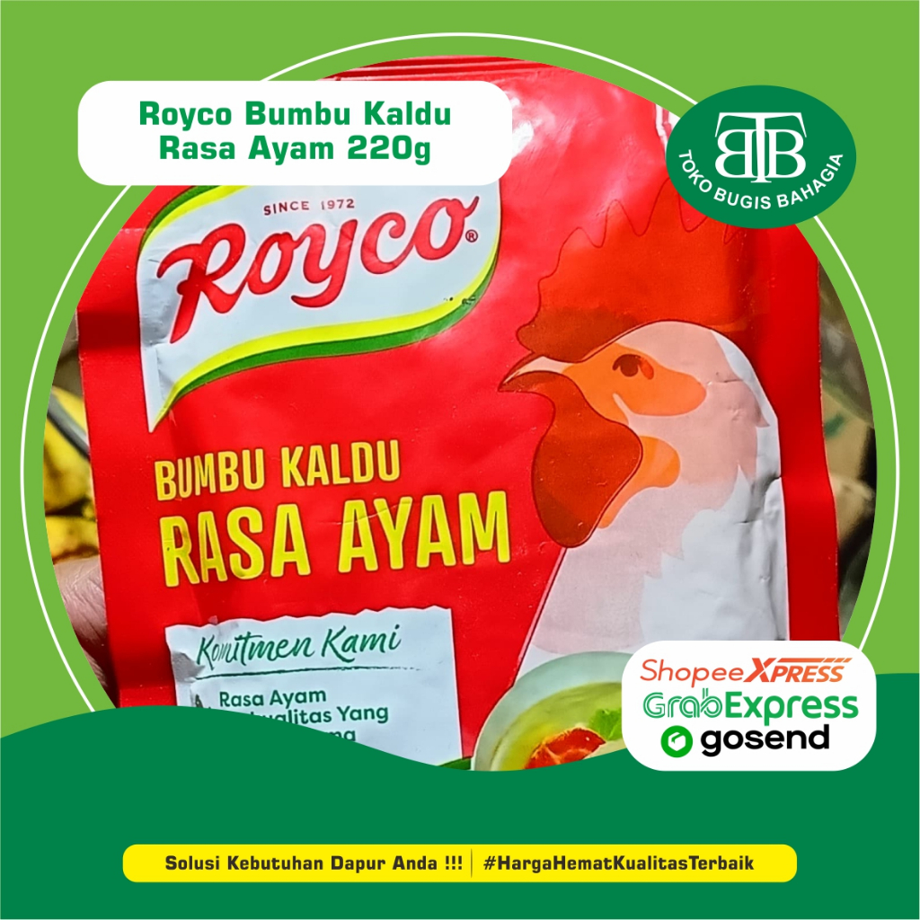 

Royco Bumbu Kaldu Rasa Ayam 220g, Murah Makassar