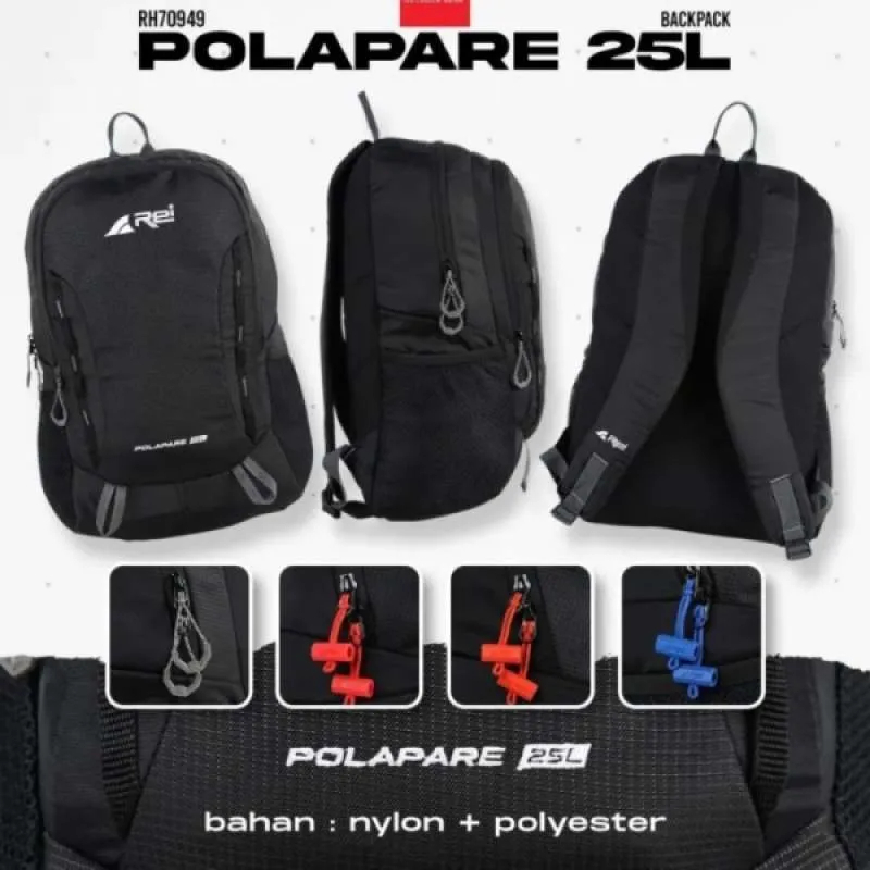 TAS RANSEL REI POLAPARE 25L ORIGINAL / TAS SEKOLAH DAN AKTIFITAS HARIAN AREI OUTDOORGEAR