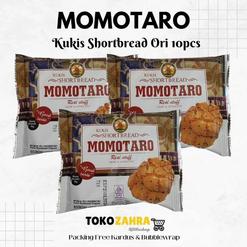 

Aoka Momotaro Kukis Shortbread Ori 10pcs