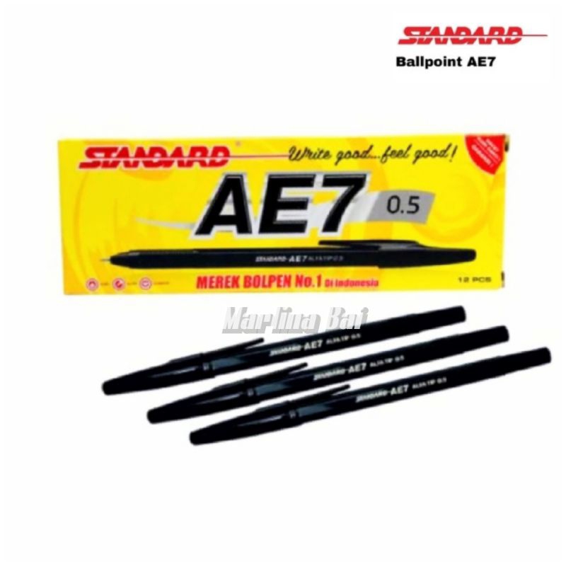 

Pulpen Bolpen Bolpoin Standard AE7 / Ballpoint Pena Pen 0.5