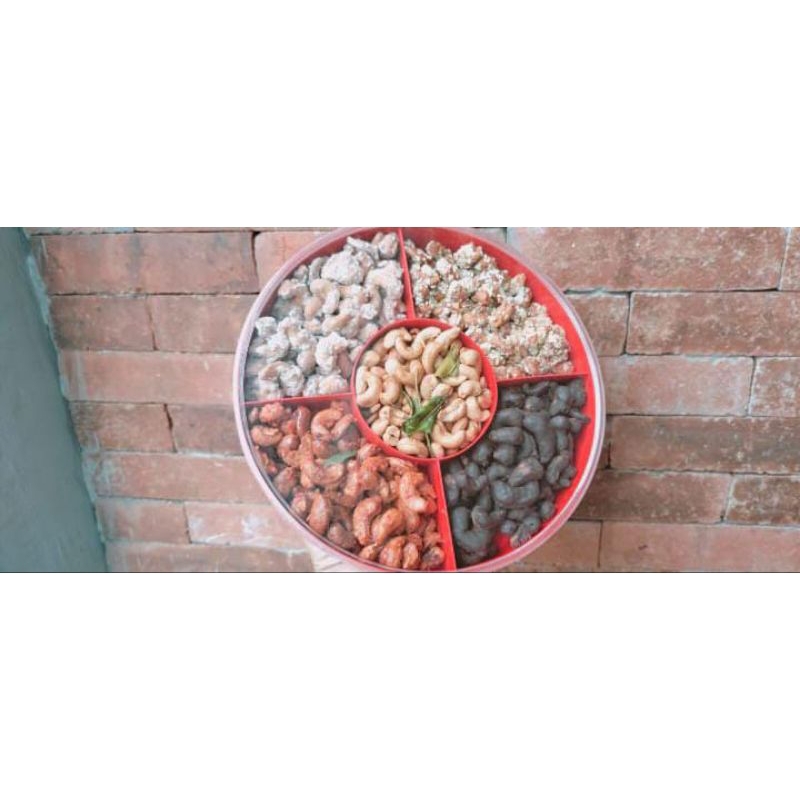 

kacang mente 5 tray 5 varian rasa