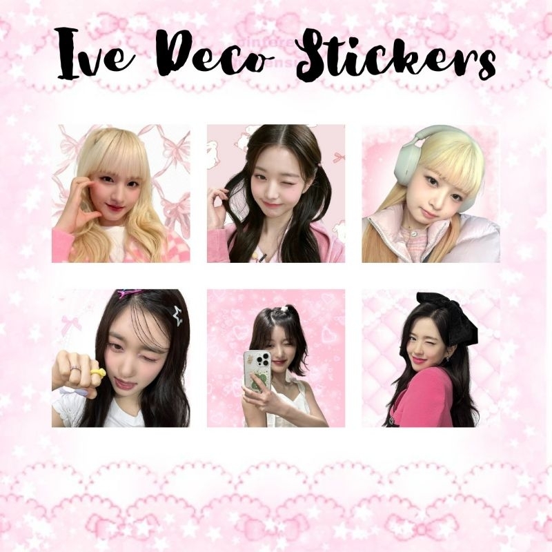 

[88pcs] IVE KOREAN MAIL STICKER DECO || AESTHETIC PINTEREST STIKER KOREA WONYOUNG LIZ LEESEO REI YUJIN GAEUL GLOSSY DOFF