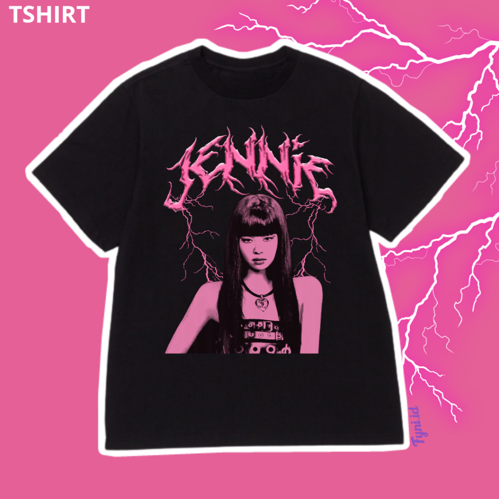 KAOS PINK VENOM BLACKPINK - FREE PHOTOCARD - ID CARD - PACKAGING WITH BOX - SIZE XS-5XL