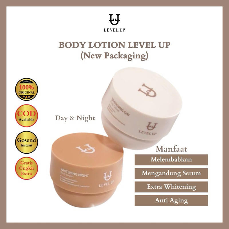 READY BODY LOTION LEVEL UP BEAUTE (DAY&NIGHT) SHELLA SAUKIA