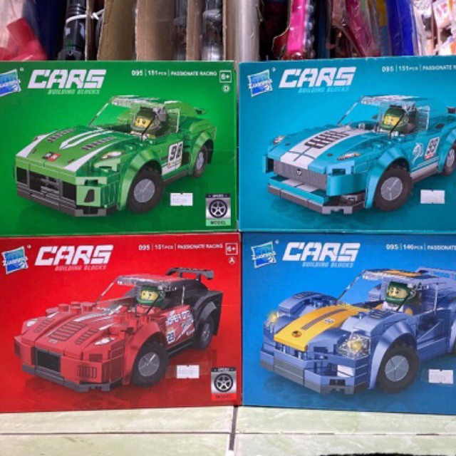 sendy toys Lego Cars Racing lego mainan anak