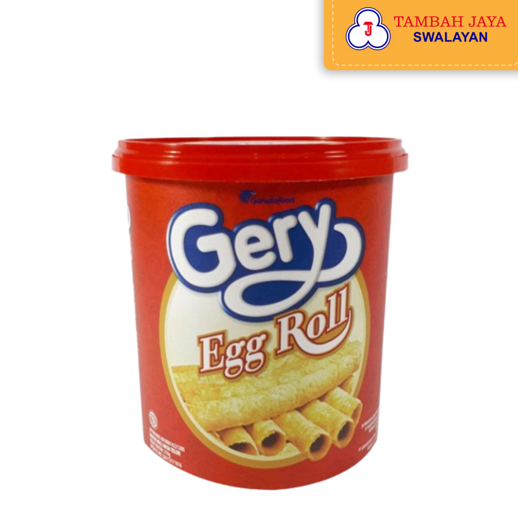 

Gery Egg Roll 210gr (wafer roll rasa telur)