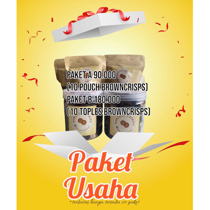 

PAKET USAHA BROWNCRISPS BY MOMJOSHKITCHEN