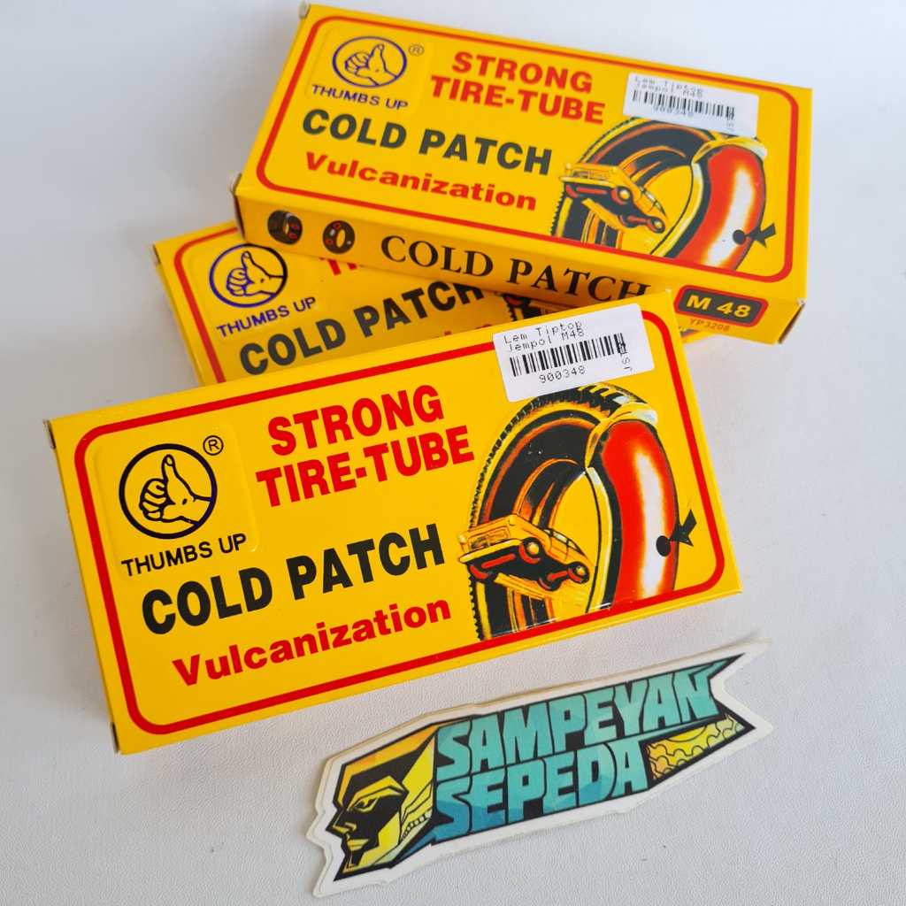 TIPTOP Lem Tambal Ban Sepeda Dan Motor Karet Cold Path Alat Lem Set Ukuran M48 L24