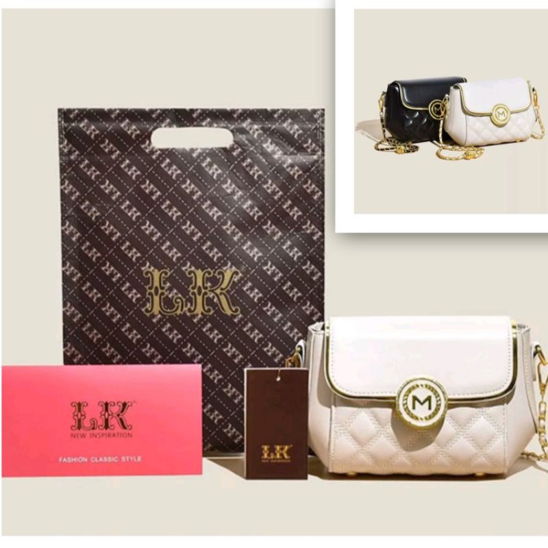 LK TAS SELEMPANG WANITA IMPORT TALI RANTAI PANJANG