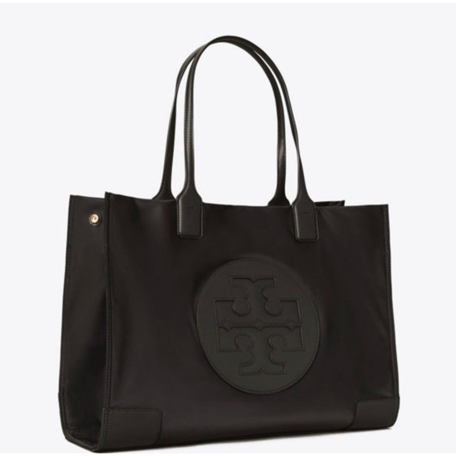 Tas Tory Burch Nylon Ella Tote Bag black 34
