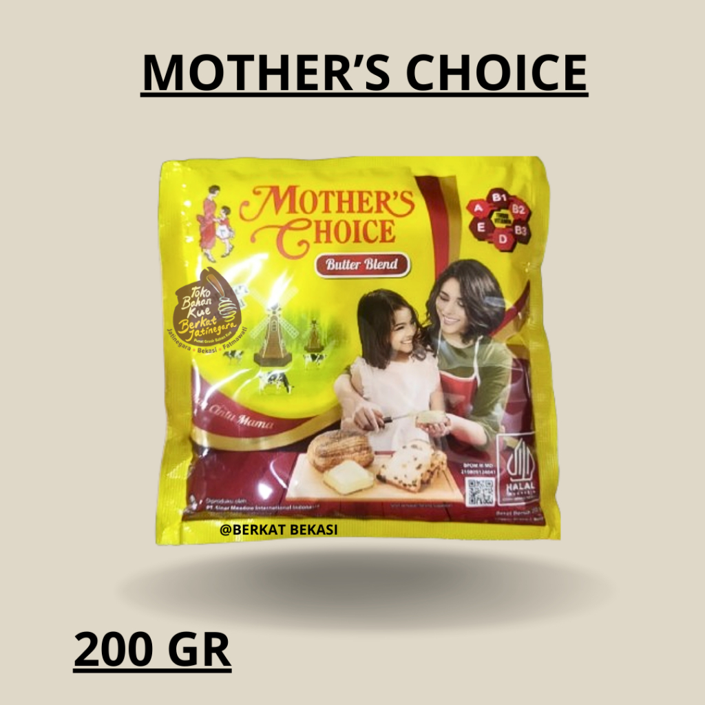 

BUTTERBLAND MOTHER'S CHOICE / MARGARIN / MENTEGA MOTHERS MOTHER 200 GRAM