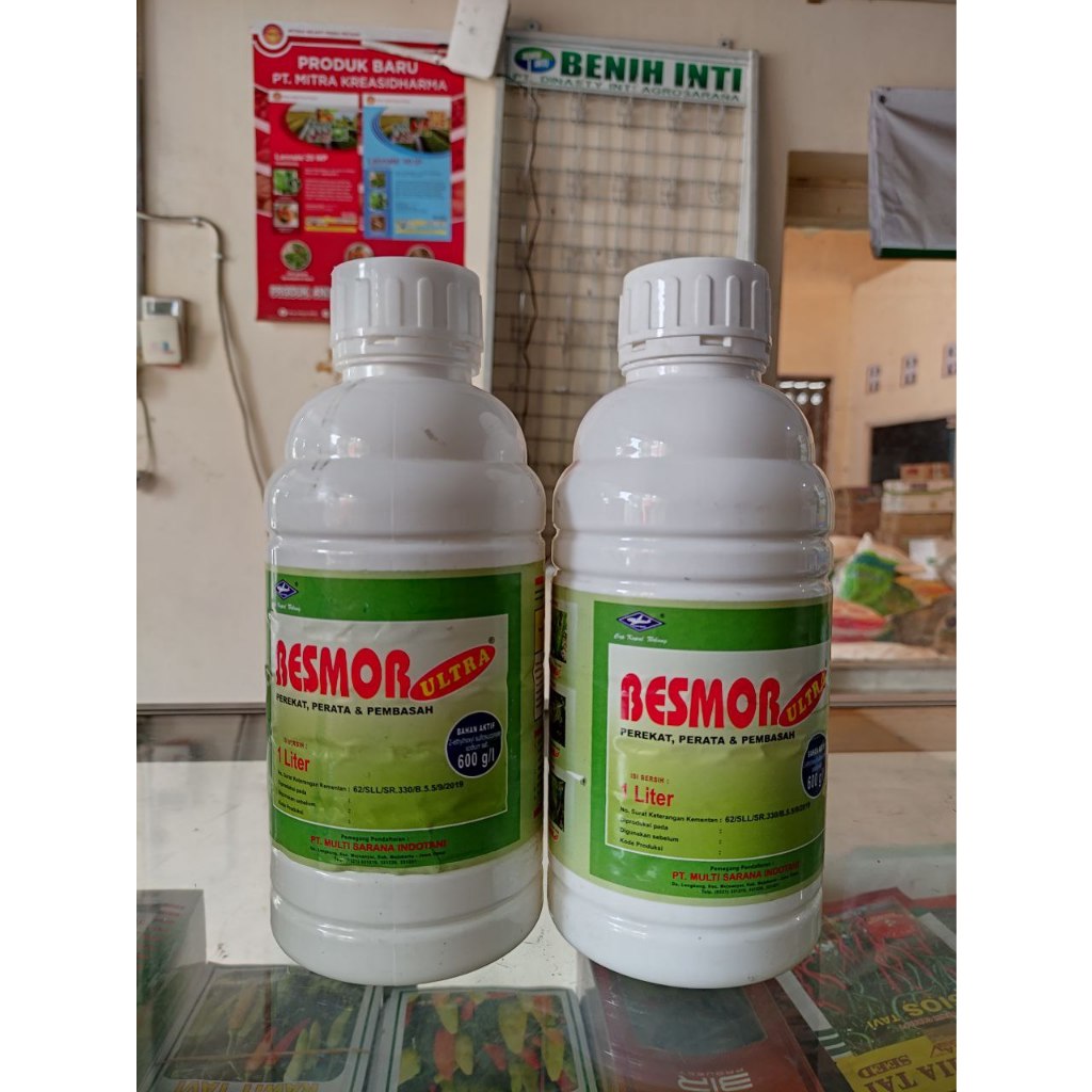 PEREKAT PESTISIDA BESMOR ULTRA 600SL kemasan 1 liter