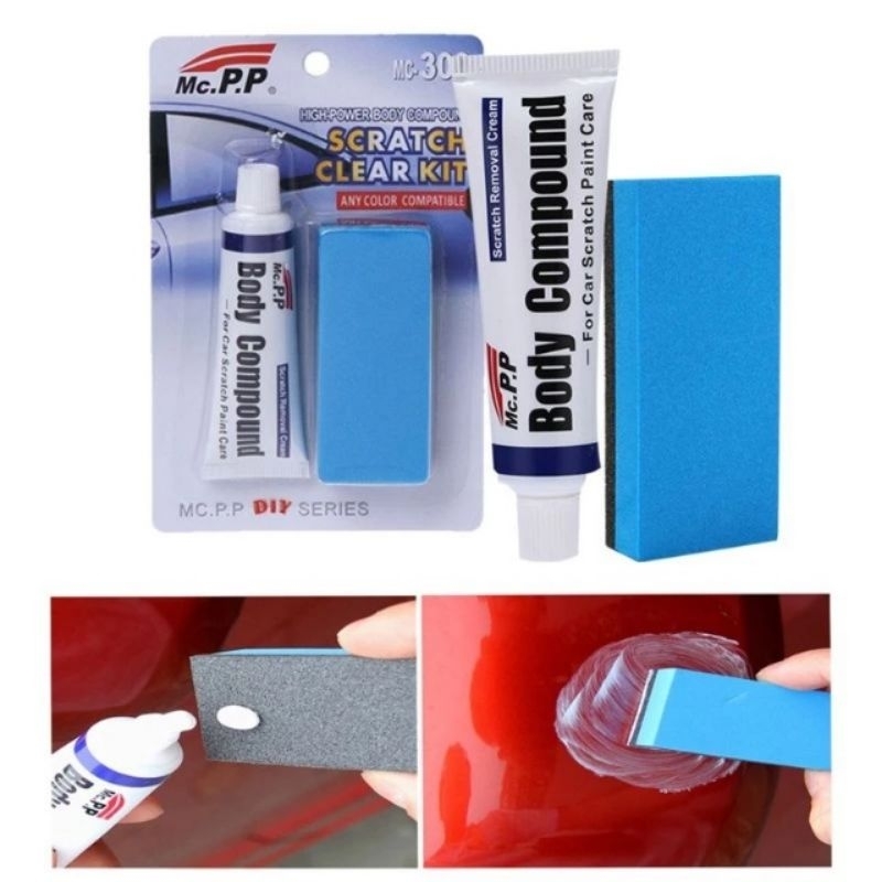 CAR WAX SCRATH POLIS 20GR PENGHILANG BARET LECET BODY MOBIL