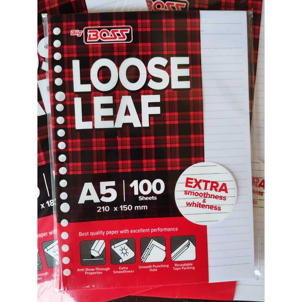 

LOOSE LEAF BIGBOSS A5 DAN B5