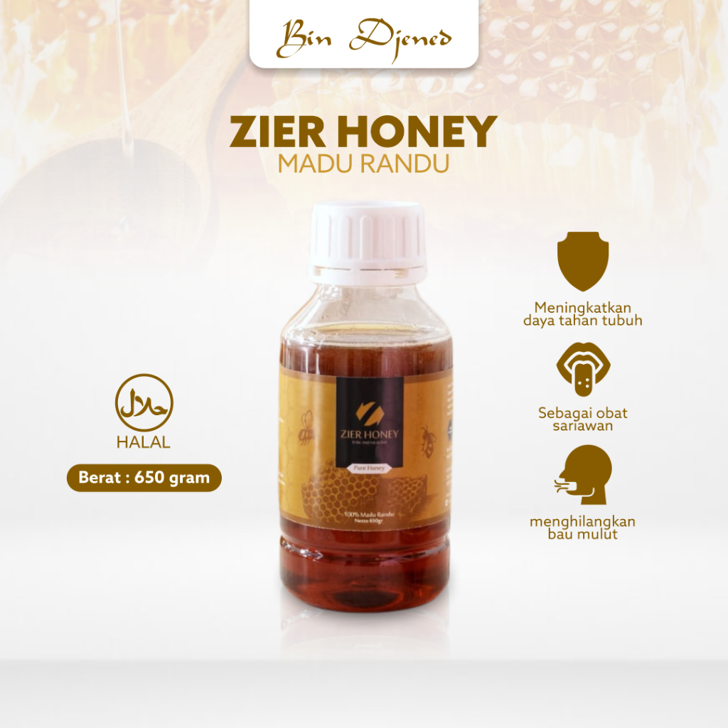 

Madu Randu Asli Zier Honey 650GR