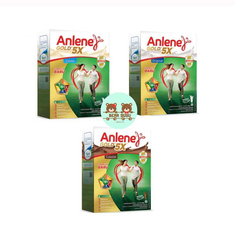 

Anlene Gold 5X Coklat / Original / Vanila 850gr