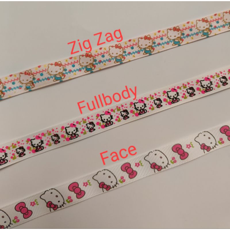 

Pita Grosgrain 5/8" Kitty 02