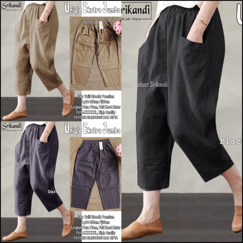 uniqlo pant by srikandi &  by qaisara