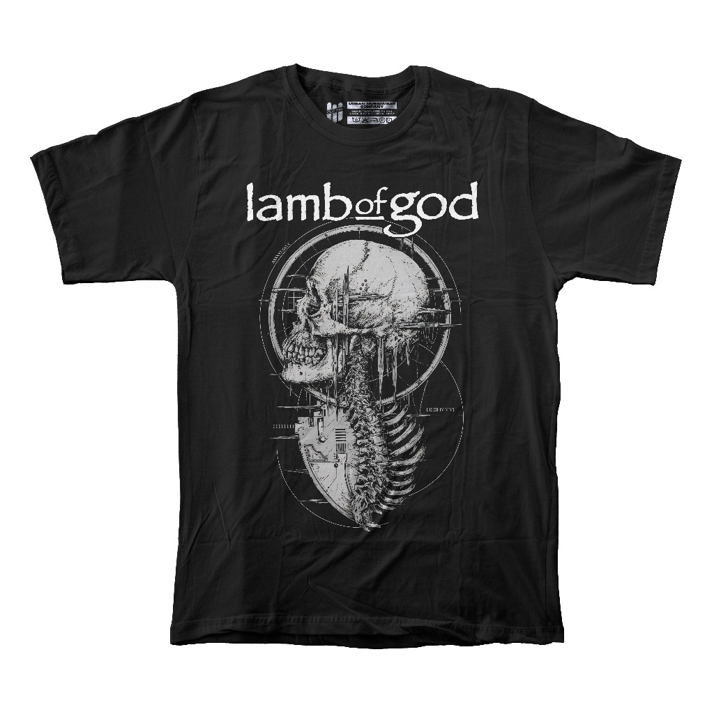 T-Shirt/Kaos Merchandise Lamb Of God 'Black Static Tour' | Official MFCLTHS.ID