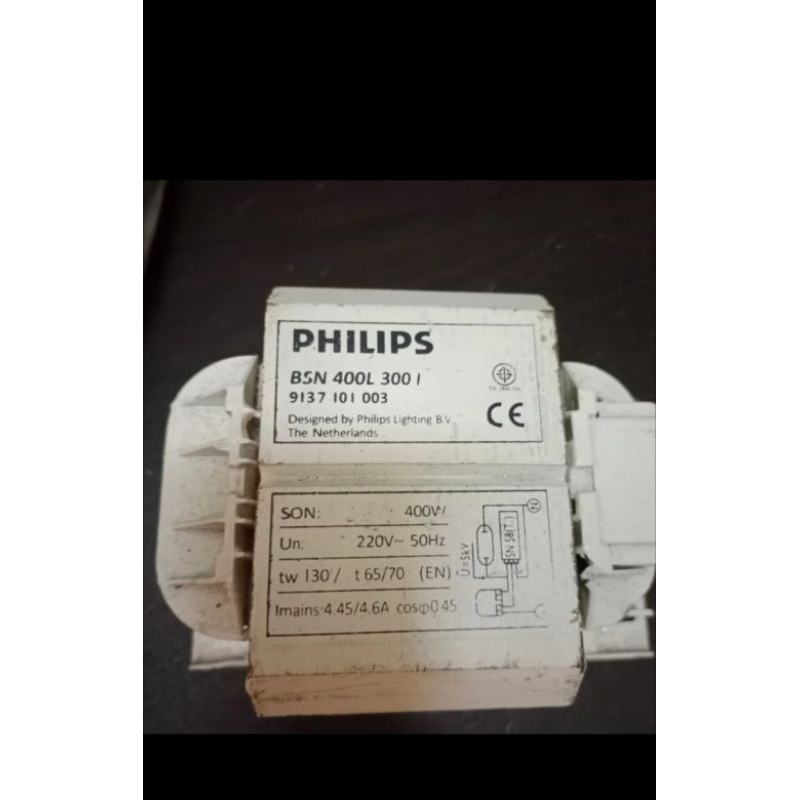 ballast BSN 400 philips