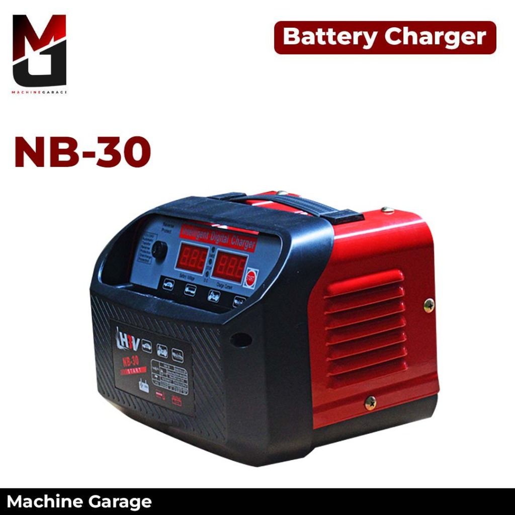 cas aki battery baterai charger HBV 12/24v automatic fast charging