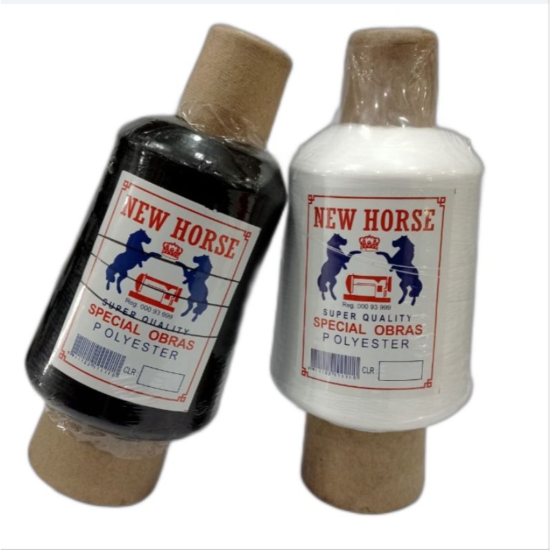 Benang Obras Polyester New Horse/ Benang Jahit Obras /Benang Obras