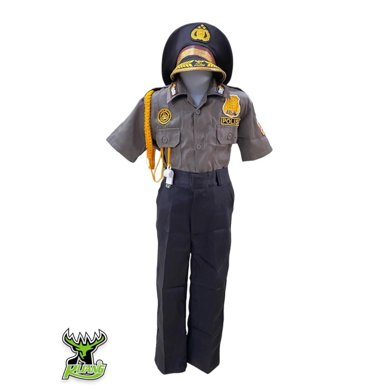 Baju seragam anak profesi Polisi (merek kijang ori)