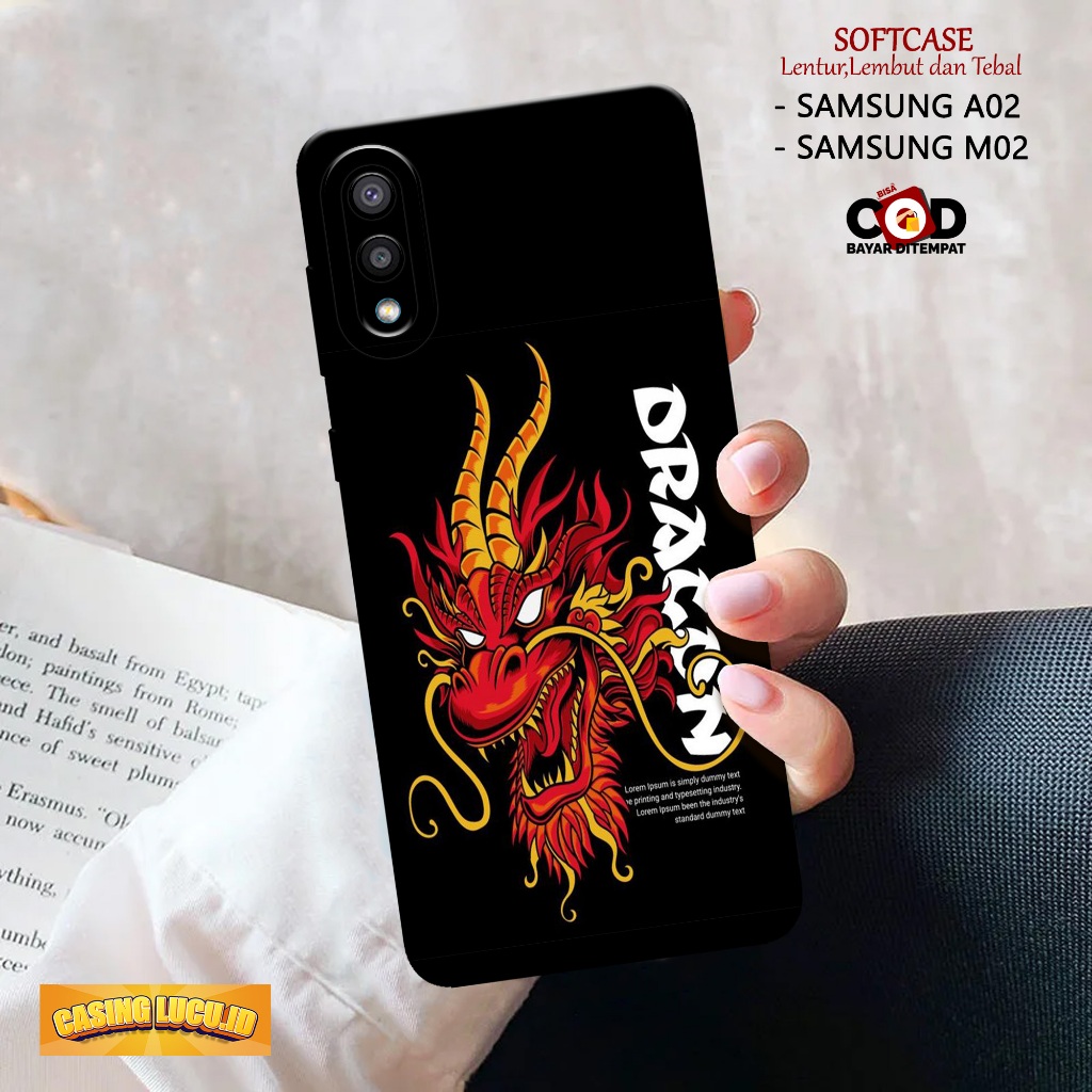 Case Hp SAMSUNG GALAXY A02 / M02 - Fashion Case AESTHETIC - Casing SAMSUNG A02 / M02 - Softcase Hp S