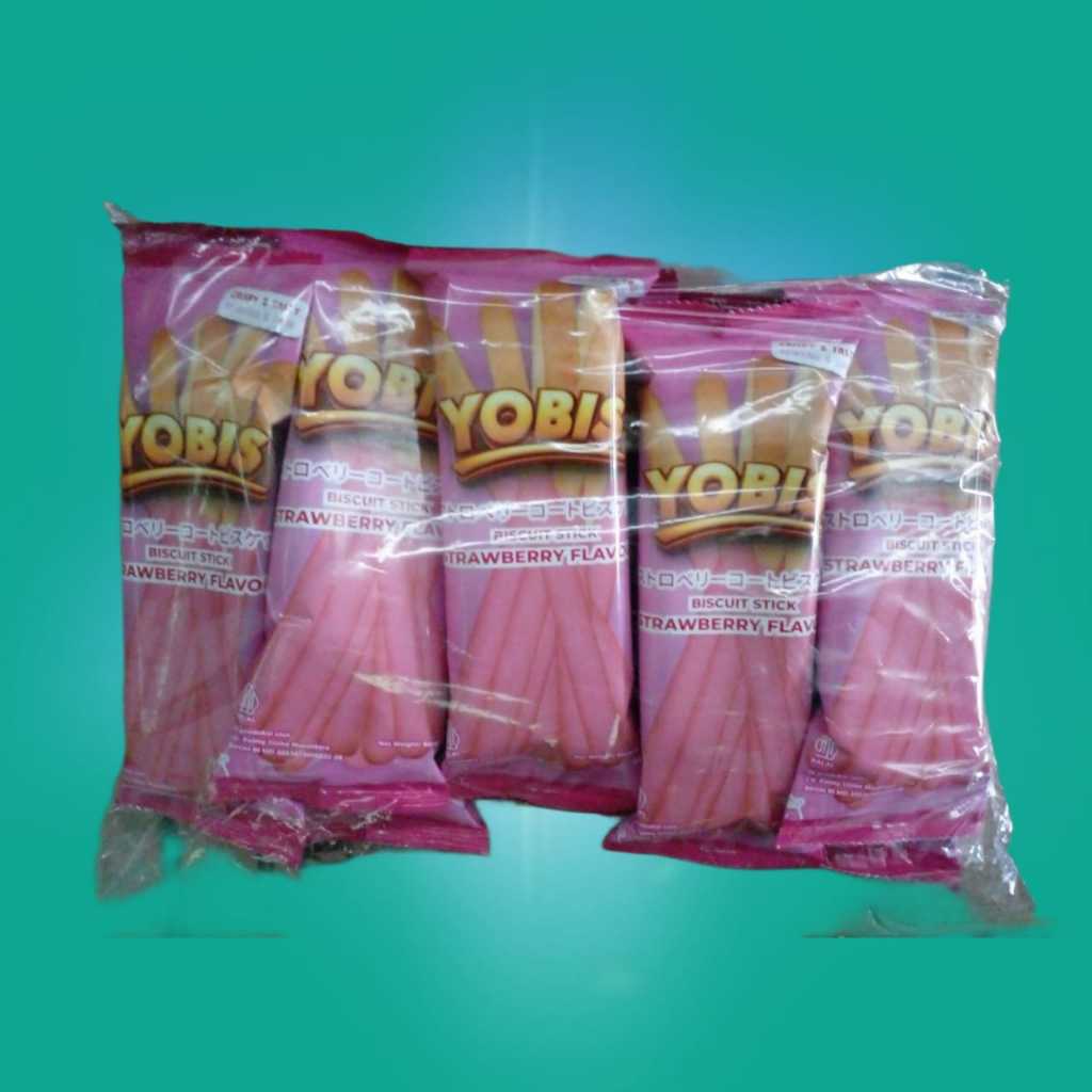 YOBIS STRAWBERRY FLAVOR 1 BAG ISI 10PCS