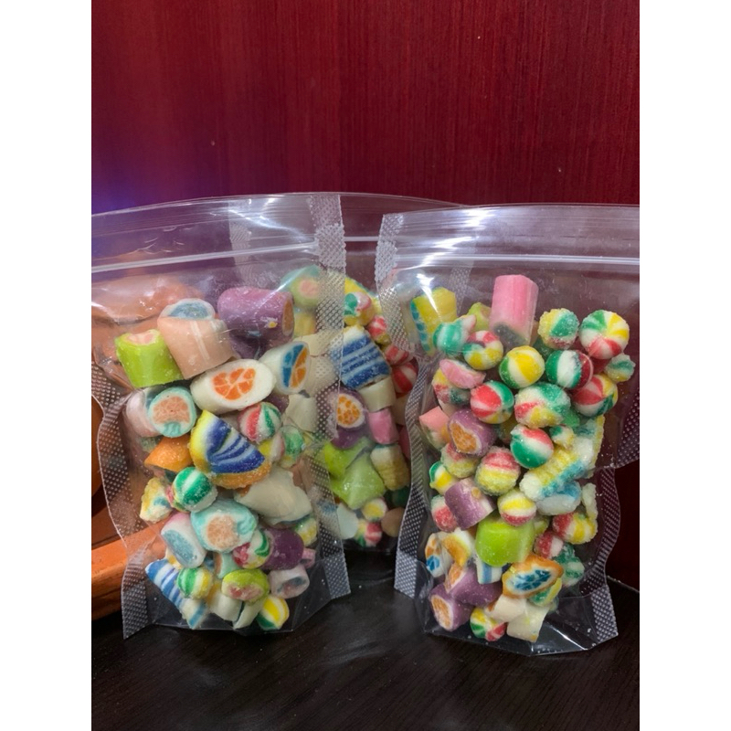 

Permen Viral tiktok/ Permen Buah Viral/ Sticky Candy Pouch dan Toples