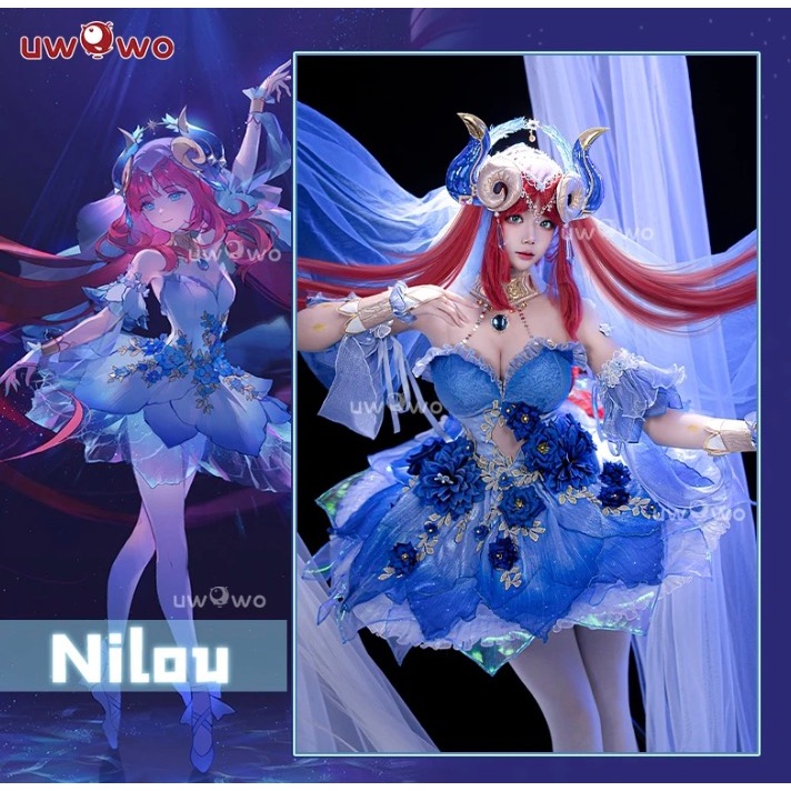 PRE-SALE UWOWO Genshin Impact Fanart Nilou Ballet Dress Cosplay Costume