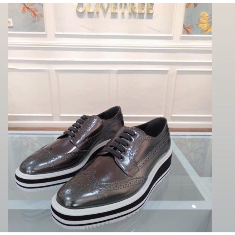 [SALE] - Prada Lace Ups Women's Shoes